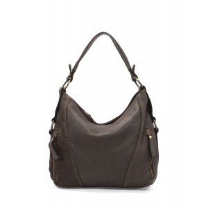 512■ Urban Ledertasche Handtasche für Damen schwarz & Braun